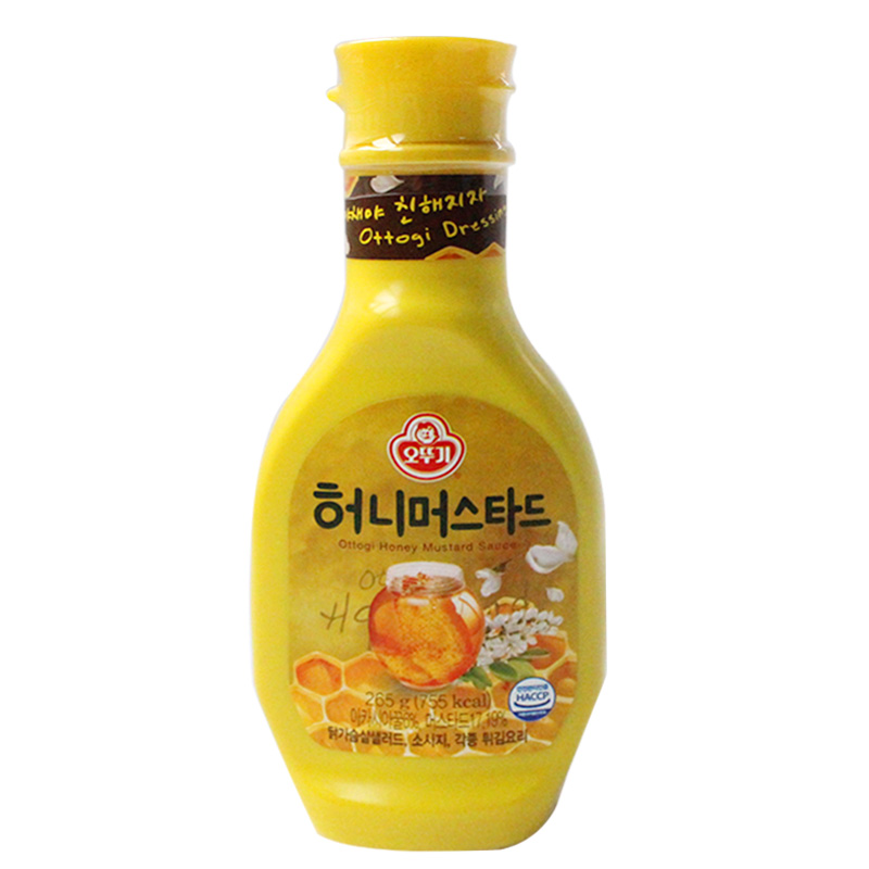 韩国进口不倒翁蜂蜜芥末酱265g