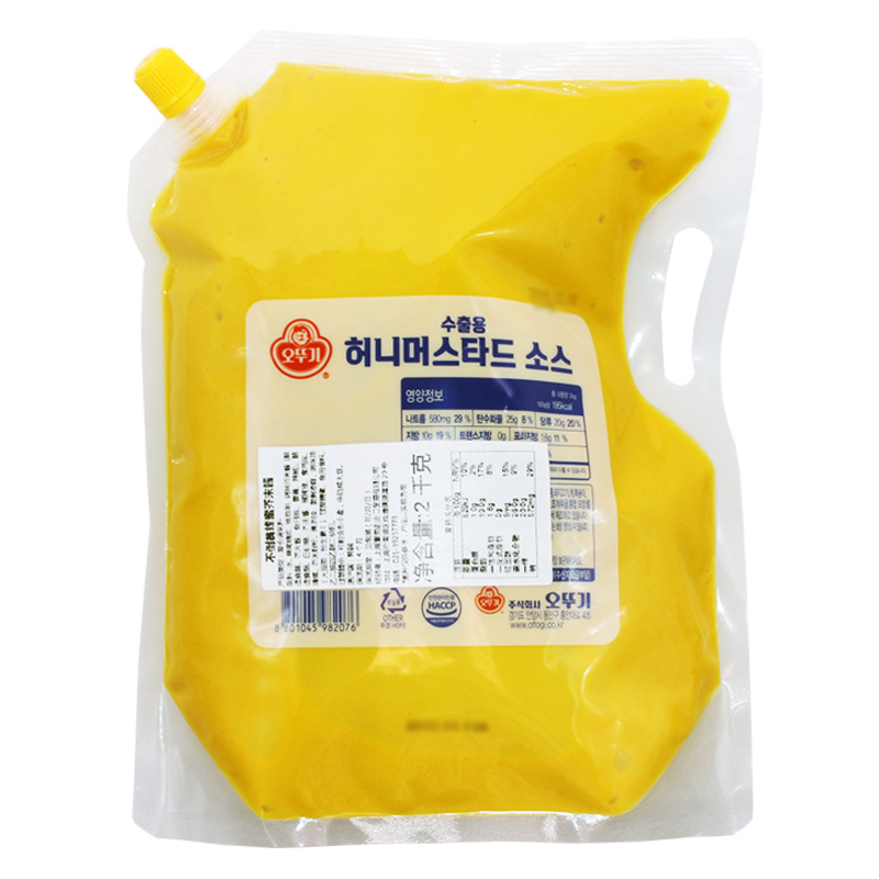 韩国不倒翁蜂蜜芥末酱2kg