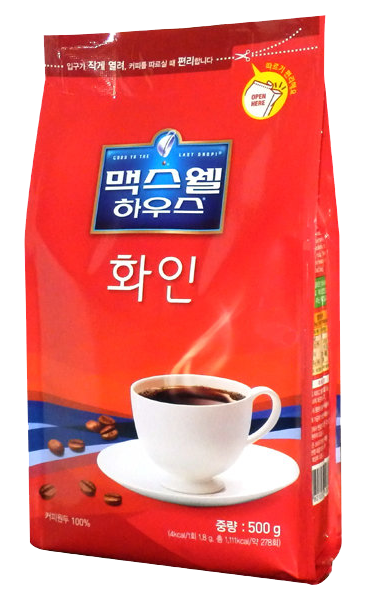 韩国进口麦斯威尔速溶纯咖啡500g